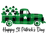 Happy St Patrick's Day Buffalo Plaid Truck Irish Shamrock Women's Perfect Tri Tunic Long Sleeve Shirt