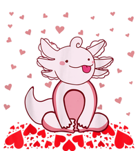 Happy Valentines Day Cute Axolotl Heart Valentines Day T-Shirt