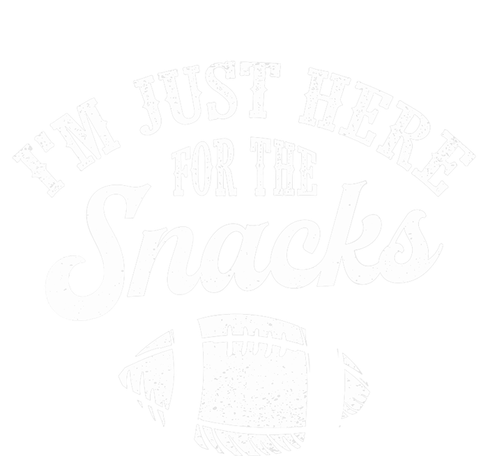 I'm Just Here For The Snacks Funny Fantasy Football League Striped Beanie with Solid Band