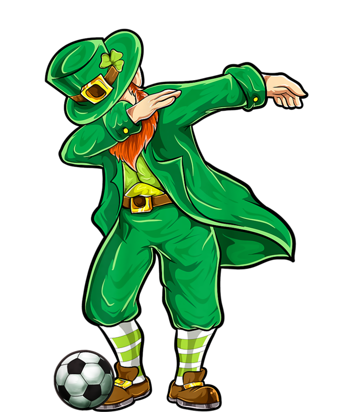 Dabbing Leprechaun Irish Soccer Football St Patricks Day Grommeted Golf Towel