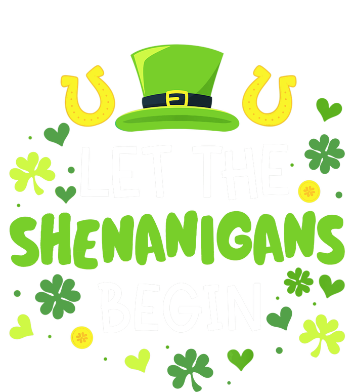 Let the shenanigans begin with shamrocks for St Patricks day Women's Perfect Tri Rocker Tank