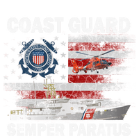 U.S. Coast Guard USCG SEMPER PARATUS Flag Vintage Pullover Hoodie Sustainable Knit Beanie