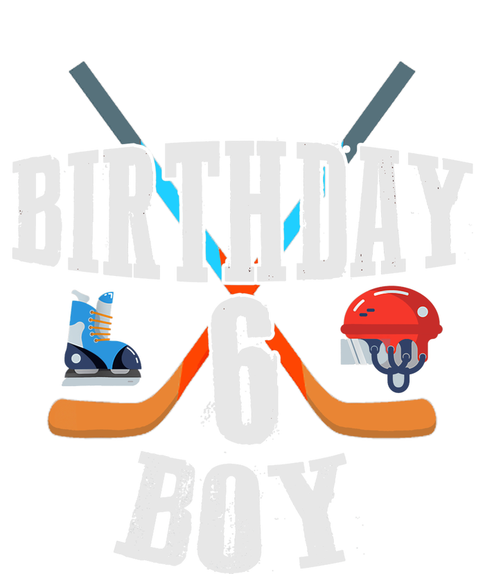 6th Birthday Boy Ice Hockey 6 Years Old Birthday Squad Party Sweatshirt