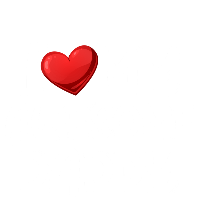 I Love My Awesome Daddy Heart Valentines Day Matching Couple Gift Valucap Bio-Washed Visor