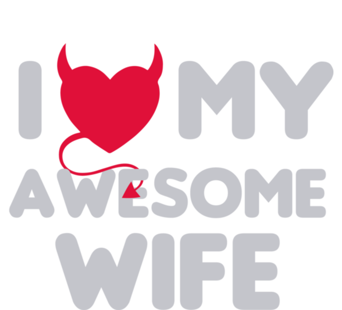 I Love My Awesome Wife Couple Matching And Valentines Day Gift Ladies Essential Tank