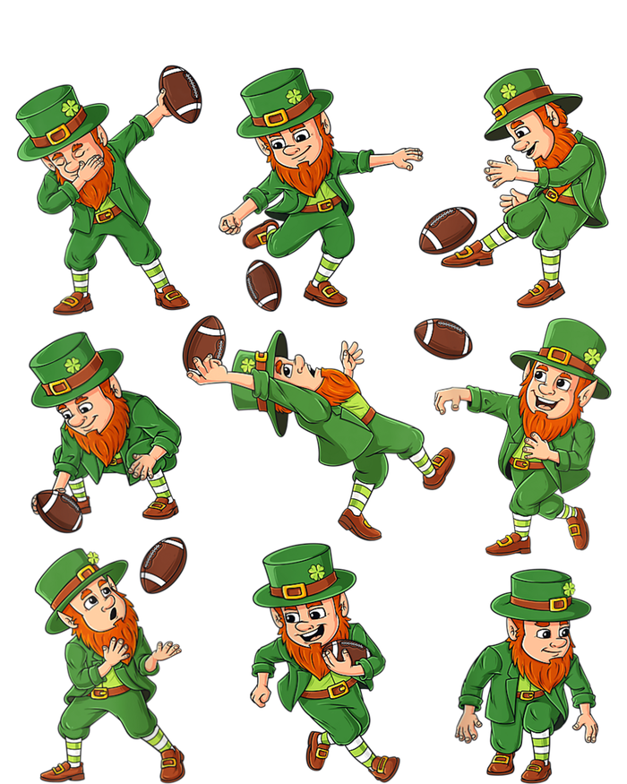 St Patricks Day Leprechaun Football Player Funny Boys Kid.s T-Shirt