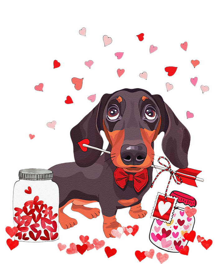 Dog Valentine Cute Dachshund Valentine's Day T-Shirt