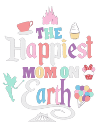 The Happiest Mom On Earth World Family Trip Vacation Ladies Long Sleeve Shirt