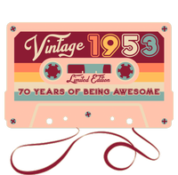 Cute Cassette Tape Limited Edition Vintage 1953 70 Years Of Being Awesome Women's T-Shirt