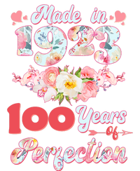 Flower Floral Made In 1923 100 Years Of Perfection Toddler Sweatshirt