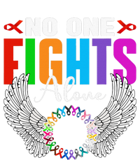 No One Fight Alone Angel Wings World Cancer Day Adult ChromaSoft Performance T-Shirt