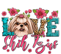 Love Shih Tzu Dog Flower Lover Pet Animal Trending Gift Idea Toddler T-Shirt