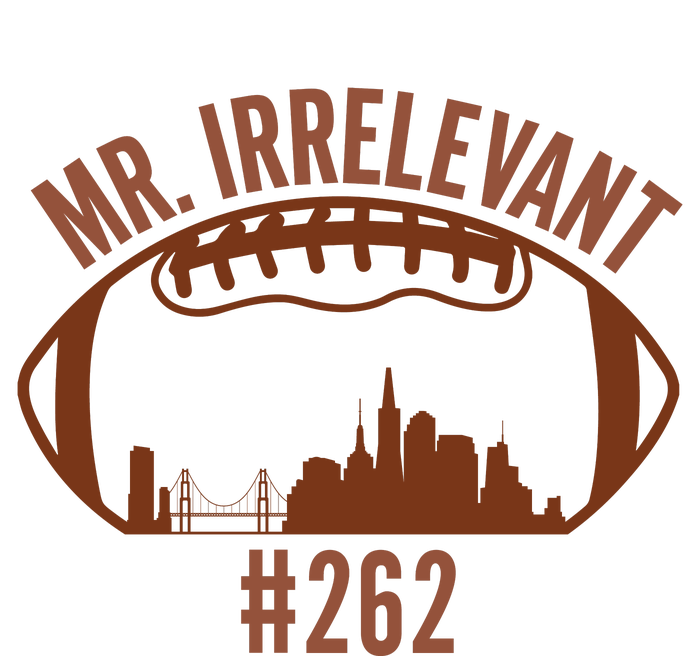 Mr Irrelevant #262 San Francisco Football Youth Performance Sprint T-Shirt