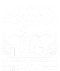 Authentic Vintage Living Legend Since 1993 Legends Never Die 30th Birthday Sweatshirt