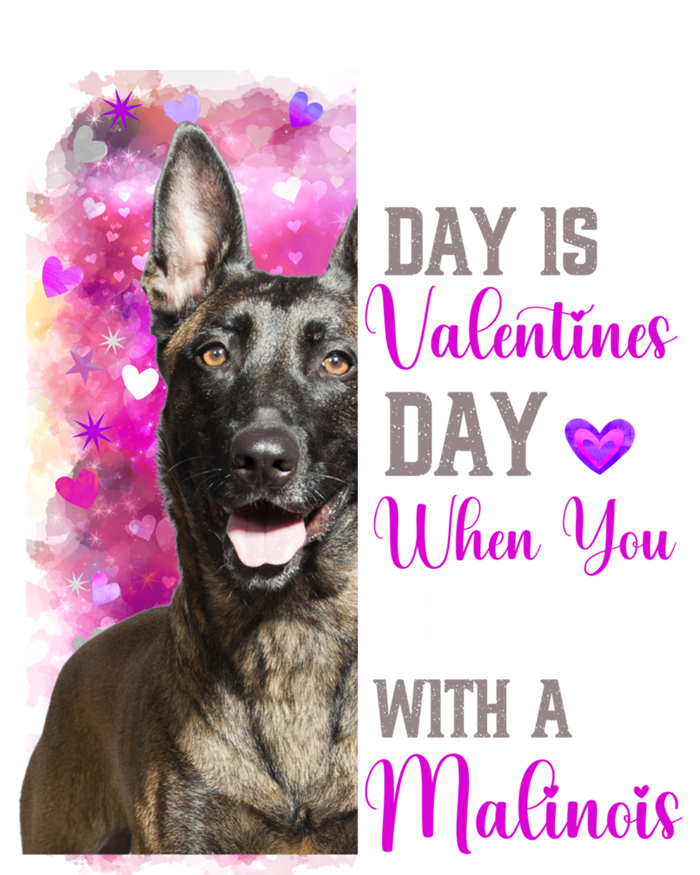 Belgium Malinois Mom Funny Valentines Day Dog Lovers Gift Women's Tri-Blend 3/4-Sleeve Raglan Shirt