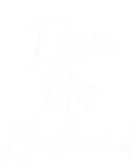 I Love My Husband Meaningful Gift Wedding Honeymoon Full-Length Apron With Pockets