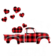 I Love Being A Grandma Red Truck With Heart Valentine's Day Gift Tank Top