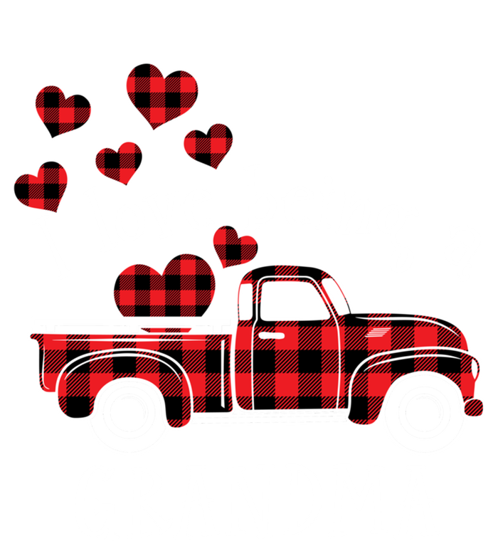 I Love Being A Grandma Red Truck With Heart Valentine's Day Gift Tank Top