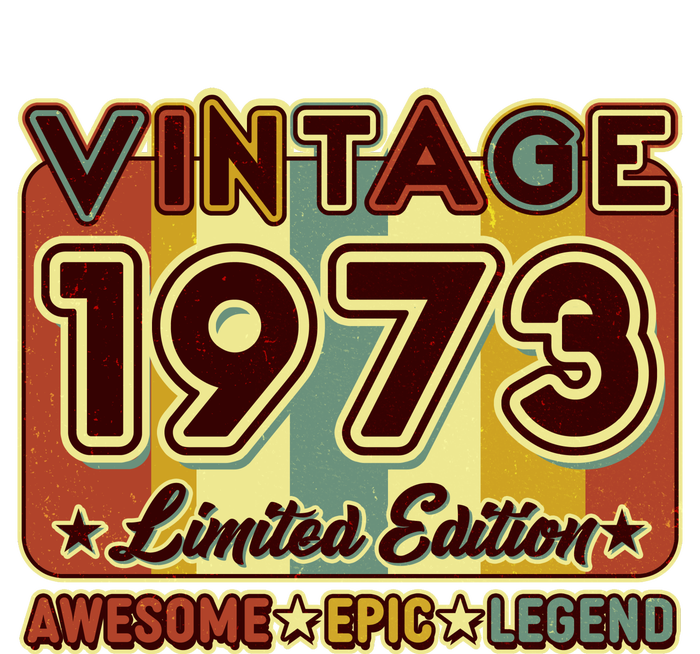 Vintage 1973 50th Birthday Limited Edition Awesome Epic Legend Legacy Cool Fit Booney Bucket Hat