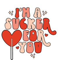 I'm A Sucker For You Lollipop Valentine's Day Heart Candy Meaningful Gift Women's Racerback Tank