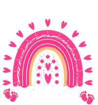 Cute Nicu Nurse Valentines Day Red Rainbow Funny Gift Women's T-Shirt