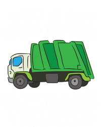 Garbage Truck Just A Who Loves Garbage Trucks Gift Stripe Pom Pom Beanie