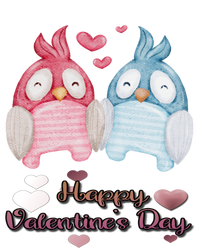 Happy Valentine's Day With Cute Penguins Couple And Hearts Cute Gift T-Shirt