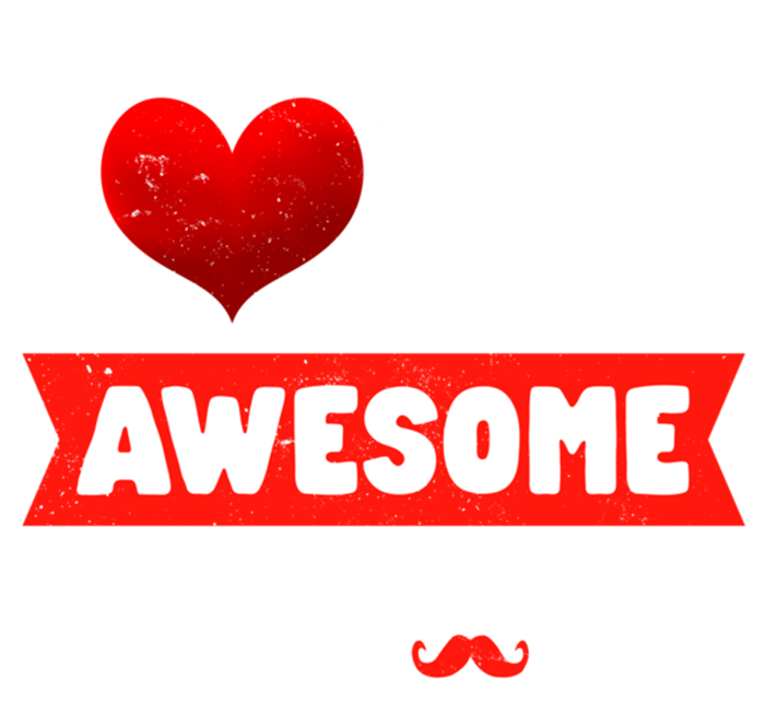 I Love My Awesome Husband Cute Valentine's Day Couples Meaningful Gift Kids Hoodie