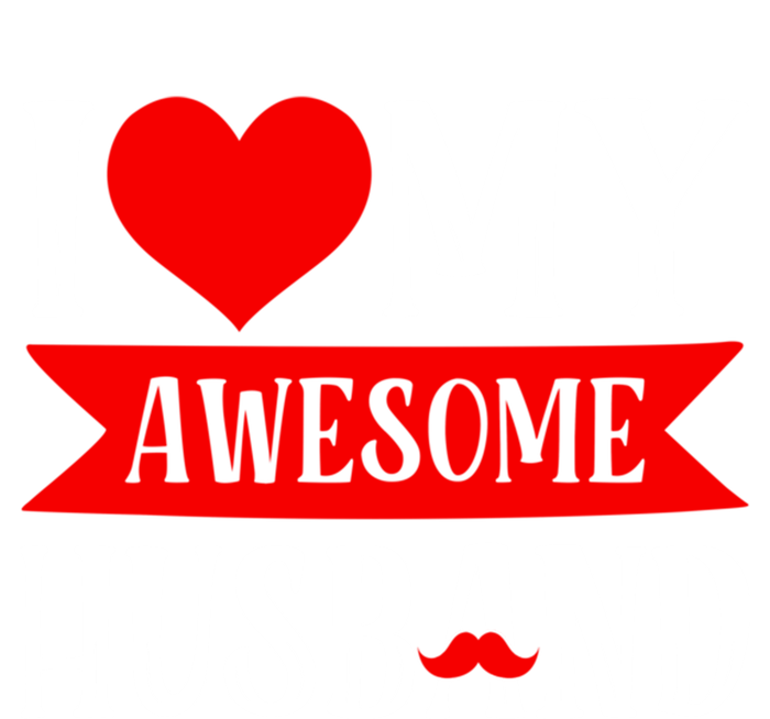 I Love My Awesome Husband Matching Couple Valentine's Day Cute Gift T-Shirt