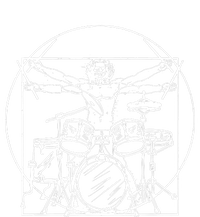 Drummer Da Vinci Drums Drawing Present For Music Fans Baby Bodysuit