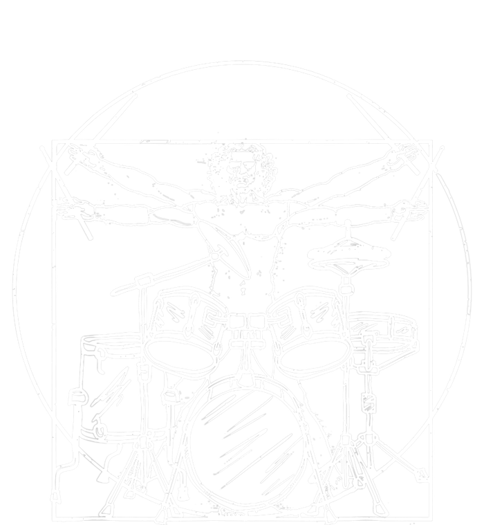 Drummer Da Vinci Drums Drawing Present For Music Fans Baby Bodysuit