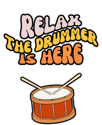 Funny Relax The Drummer Is Here Drum Player Music Lover Mesh Reversible Basketball Jersey Tank