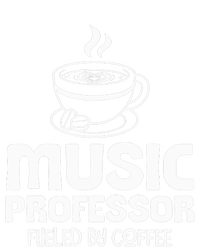 Music Professor Fuelled by Coffee Womens Cotton Relaxed Long Sleeve T-Shirt