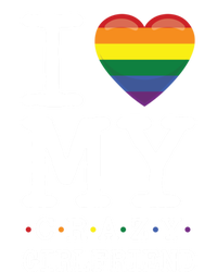 I Love My Crazy Friend I Lesbian Homosexual Rainbow Flag Gift Ladies Essential Flowy Tank