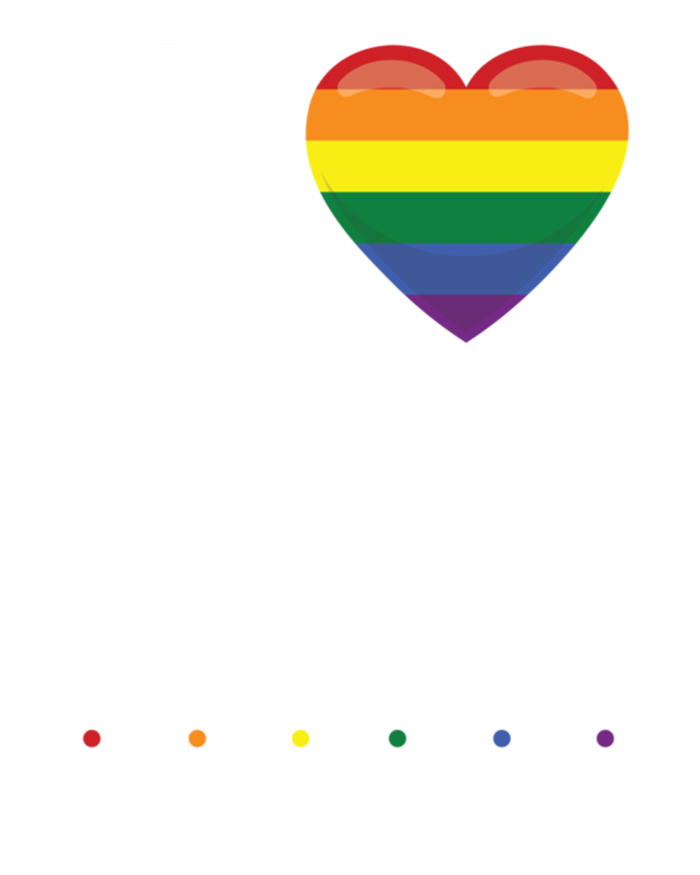 I Love My Crazy Friend I Lesbian Homosexual Rainbow Flag Gift Ladies Essential Flowy Tank