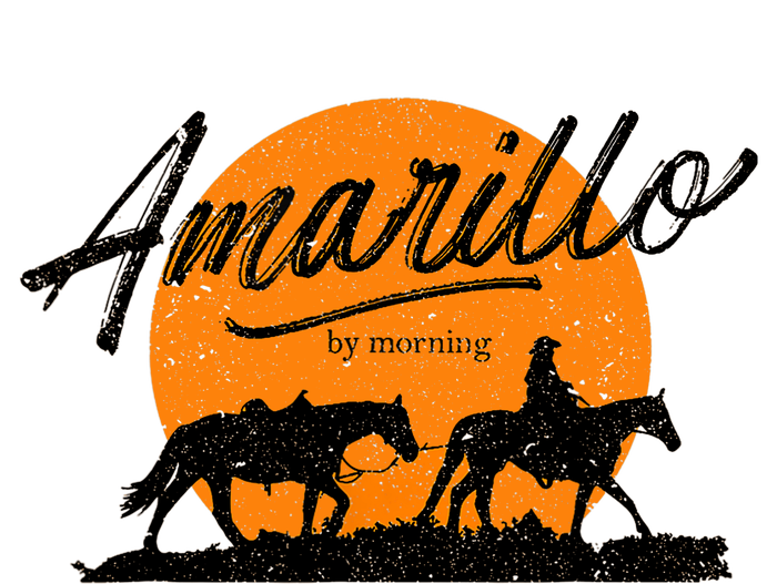 Amarillo By Morning, Country Music, Western Premium T-Shirt