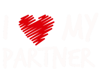 I Love My Partner Valentines Outfit Matching Wife Family Cute Gift Ladies Essential Tank