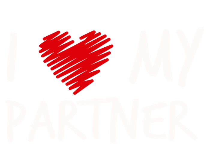 I Love My Partner Valentines Outfit Matching Wife Family Cute Gift Ladies Essential Tank