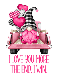 I Love You More Pink Gnome Truck Valentines Day Gift T-Shirt