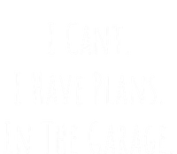 I Cant I Have Plans In The Garage Car Mechanic Design Print Meaningful Gift Stripe Pom Pom Beanie