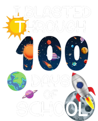 I Blasted Through 100 Days Of School Galaxy T-Shirt