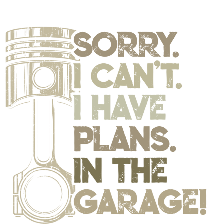 I Cant I Have Plans In The Garage Car Motorcycle Mechanic Gift V-Neck T-Shirt