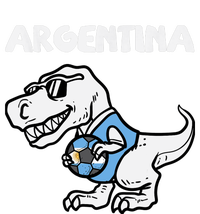 Argentina Flag Trex Dino Soccer Ball Fan Youth Performance Sprint T-Shirt