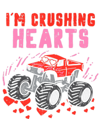 I Crush Hearts Monster Truck Valentines Day Bumper Sticker