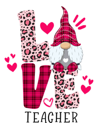 Nn Love Leopard Plaid Gnome Teacher Valentines Day Costume Meaningful Gift Striped Beanie with Solid Band