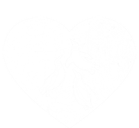 Penguin Vintage White Heart Animal Lover Valentines Day Gift Magnet