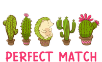 Perfect Match Hedgehog And Cactus Valentine's Day Gift T-Shirt