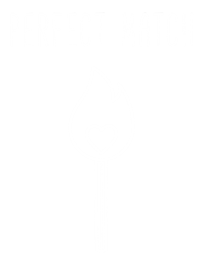 Perfect Match Minimalistic Valentines Day Pun Gift Kids Tie-Dye T-Shirt