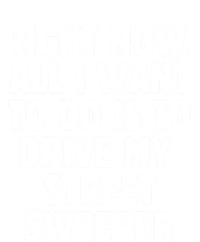 Right Now All I Want To Do Is To Drive My Street Sweeper Gift Tall Long Sleeve T-Shirt