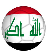 Iraqi Futbol Soccer Team Front And Back Platinum Collection Golf Towel